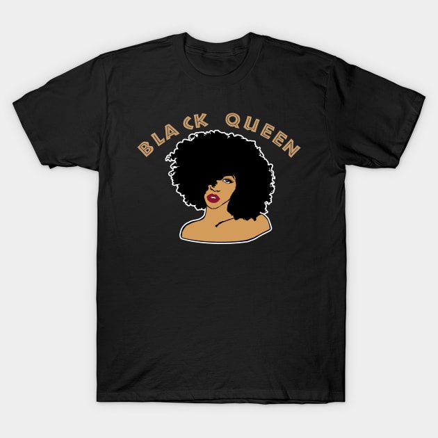 Black Queen, Black Woman, African American, Black Lives Matter, Black History T-Shirt by UrbanLifeApparel